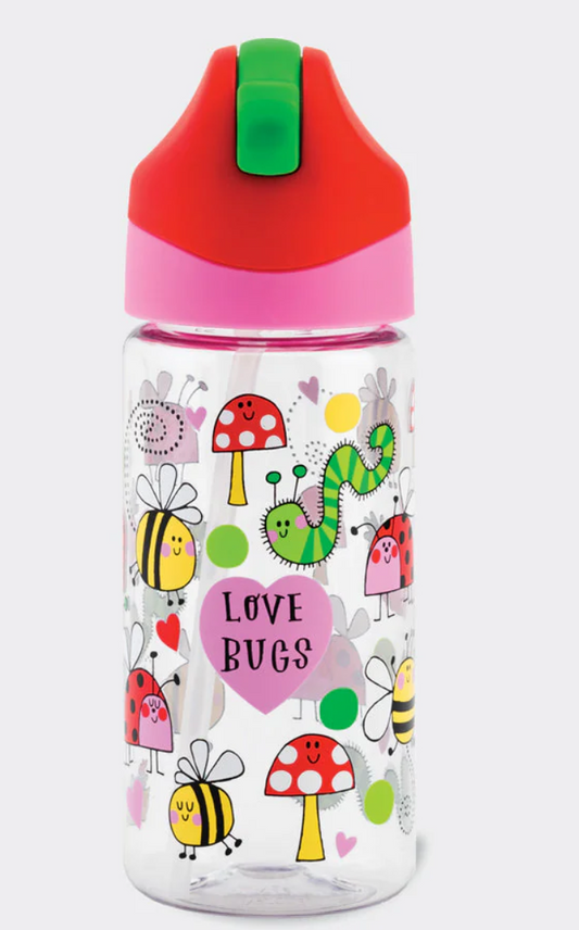 I Love Bugs Children's Water Bottle