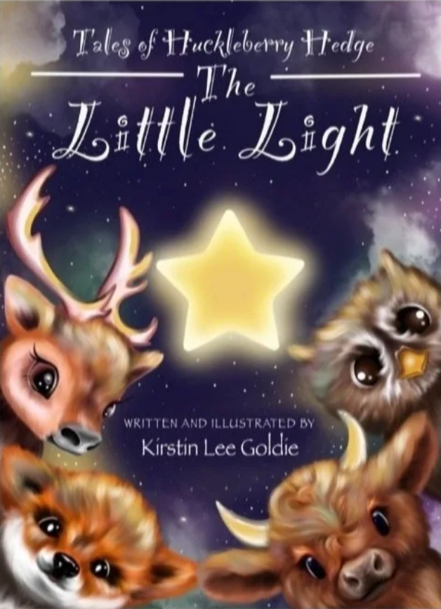 Lee Goldie Art Children's Book, Tales of Huckleberry Hedge: The Little Light