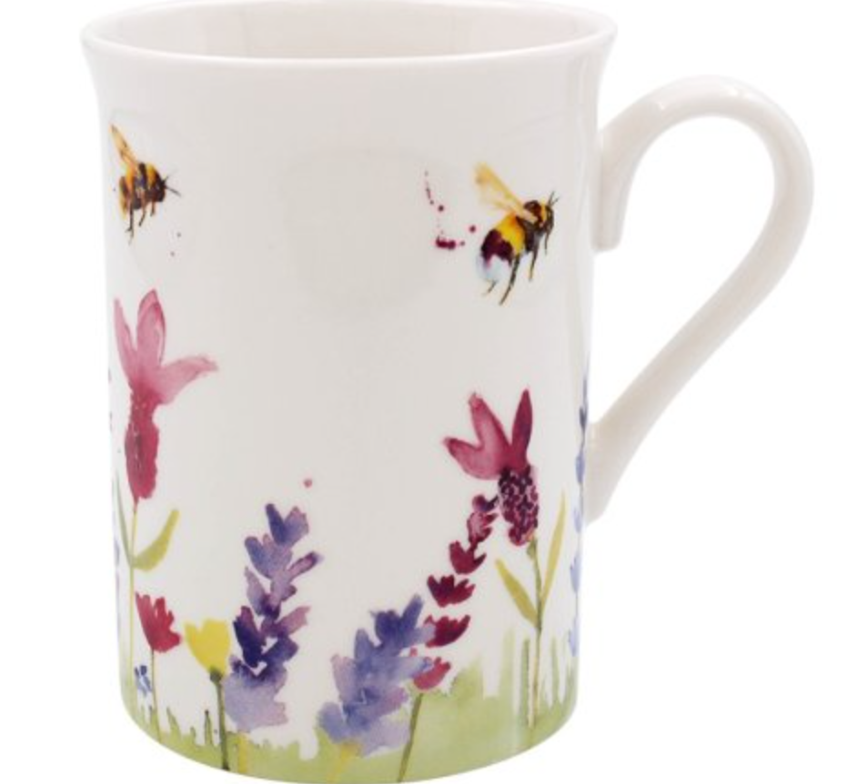 Bee-Tanical Lavender and Bees Mug