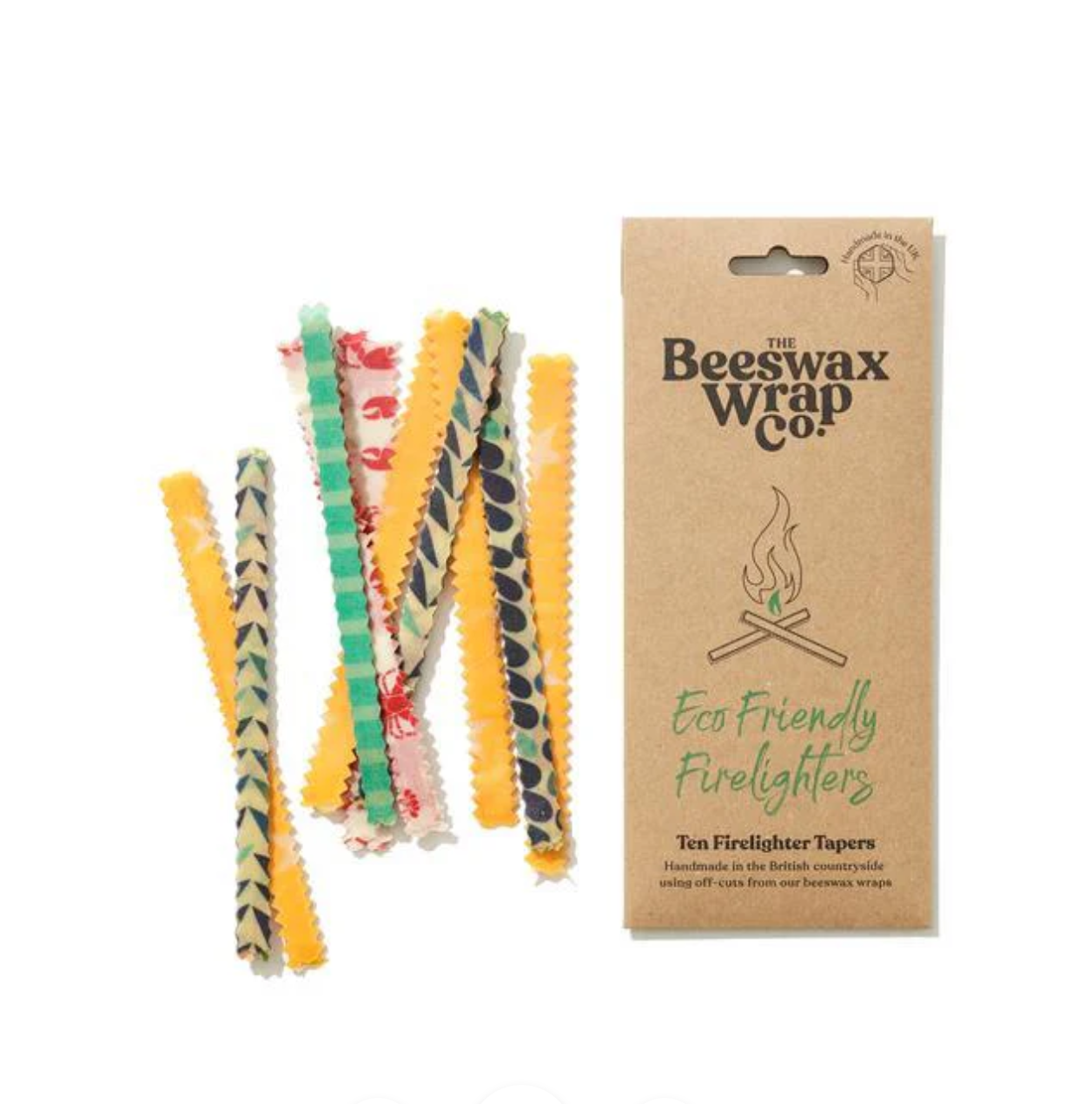 The Beeswax Wrap Company - Eco-Friendly Firelighters - 10 Firelighter Tapers